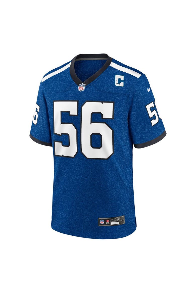 Men's Nike Quenton Nelson Royal Indianapolis Colts Indiana Nights Alternate Game Jersey, Alternate, color, Blue