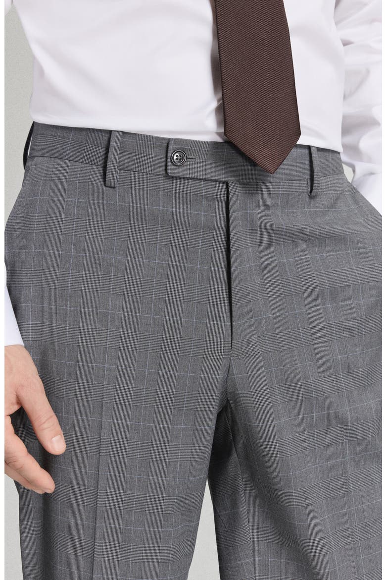 London Regular Fit Dress Pants, Alternate, color, GREY