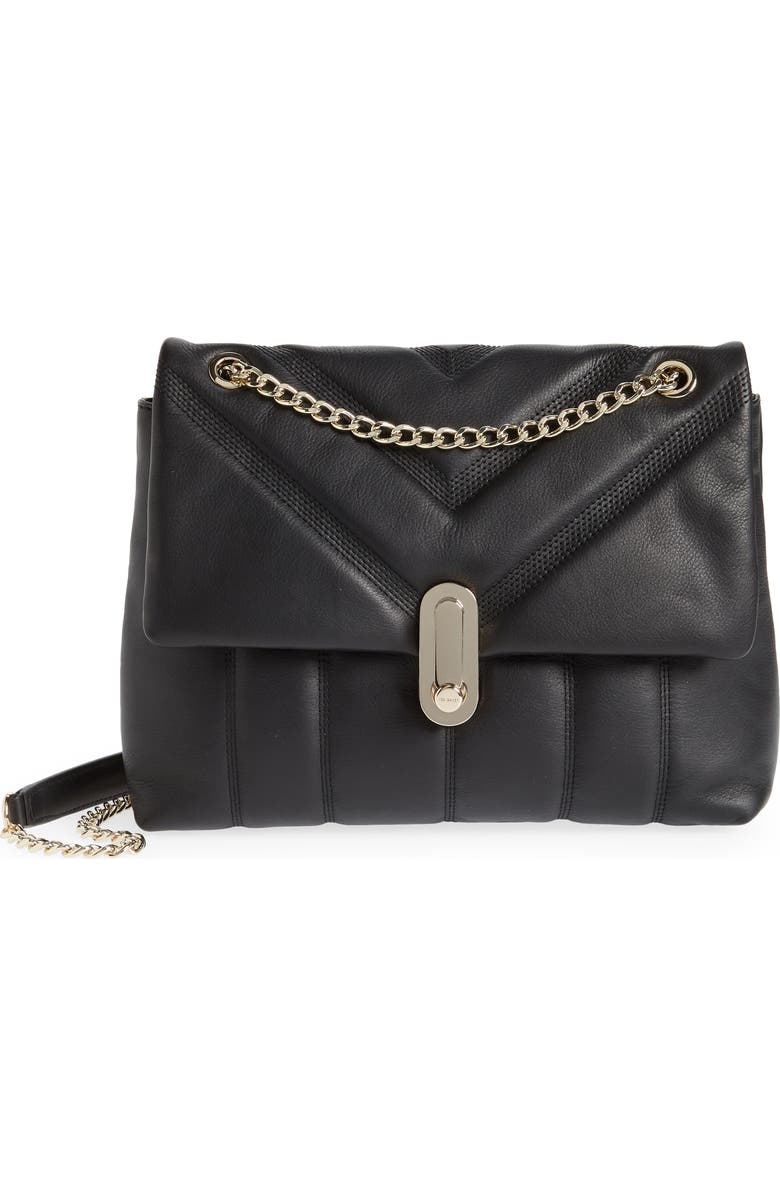 Ted Baker London Ayahlin Quilted Leather Crossbody Bag, Main, color,