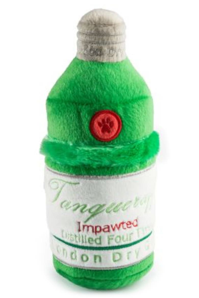 Tanqueruff Gin Dog Toy, Main, color, GREEN MULTI