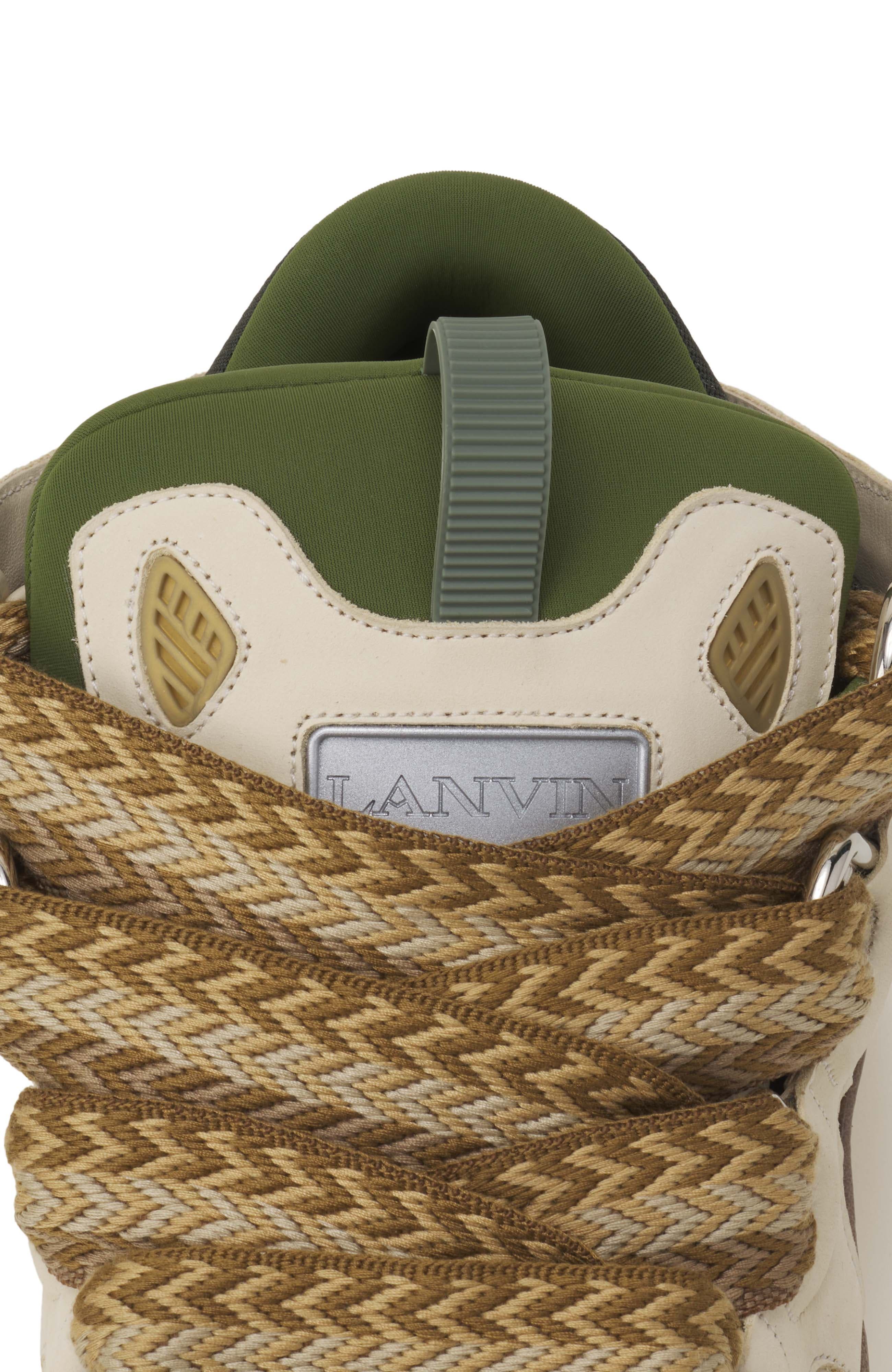 Curb Sneakers In Leather, Alternate, color, Light Beige/Khaki
