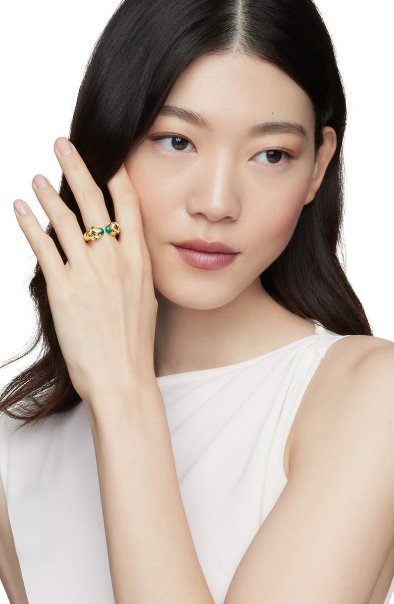 David Yurman Renaissance Color Ring, Alternate, color, 18K Yellow Gold