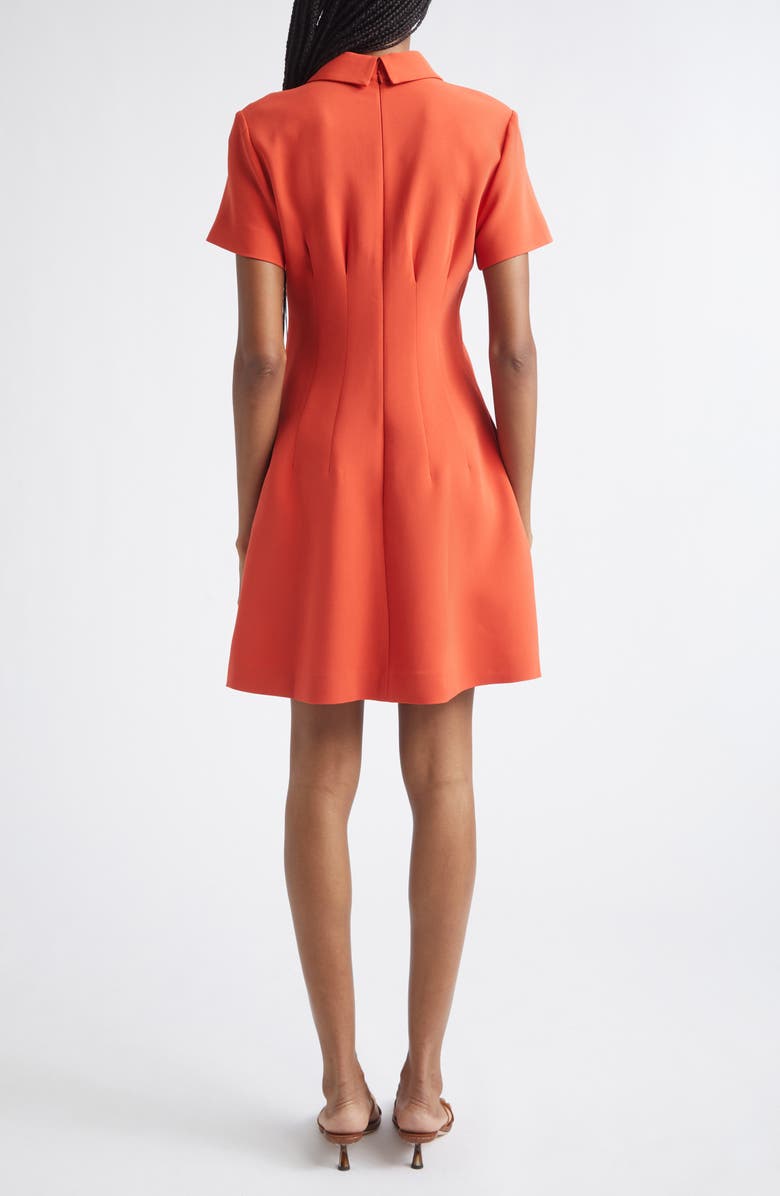 Reiss Marlie Short Sleeve Minidress, Alternate, color, Coral Orange