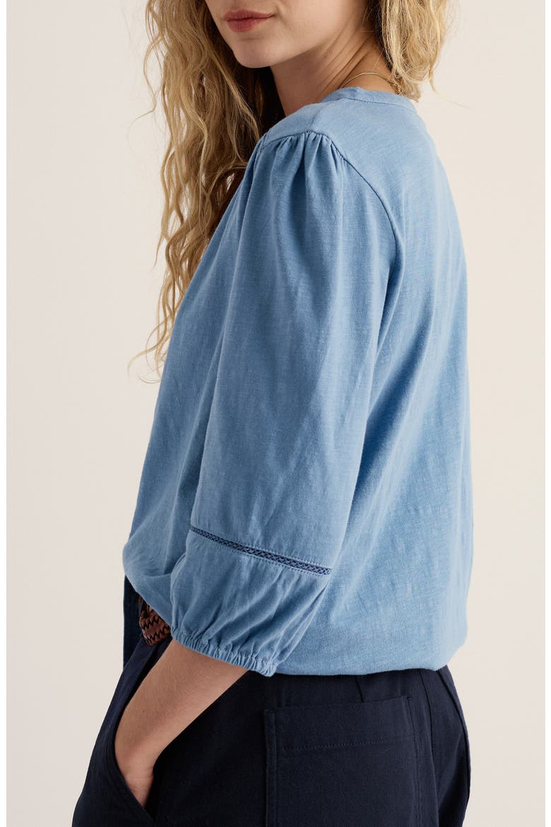 Borlowen Cotton Top, Alternate, color, ESTUARY