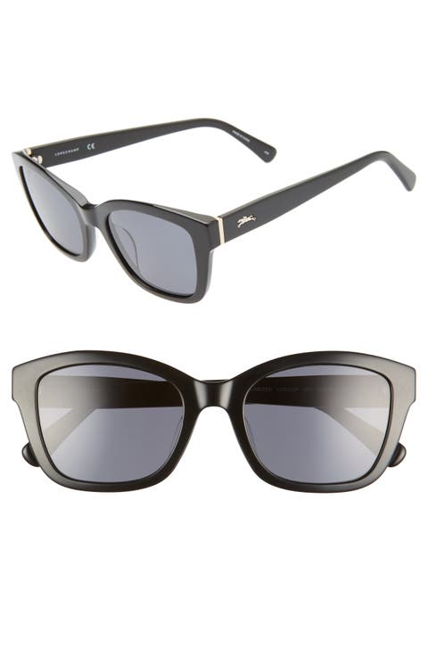 Heritage 53mm Polarized Square Sunglasses