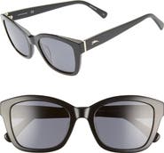 Longchamp Heritage 53mm Polarized Square Sunglasses