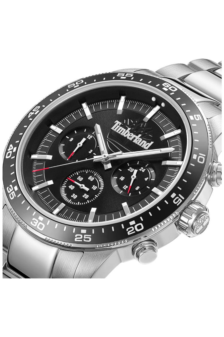 Parkman Multifunction Chronograph Bracelet Watch, 44mm, Alternate, color, SILVER