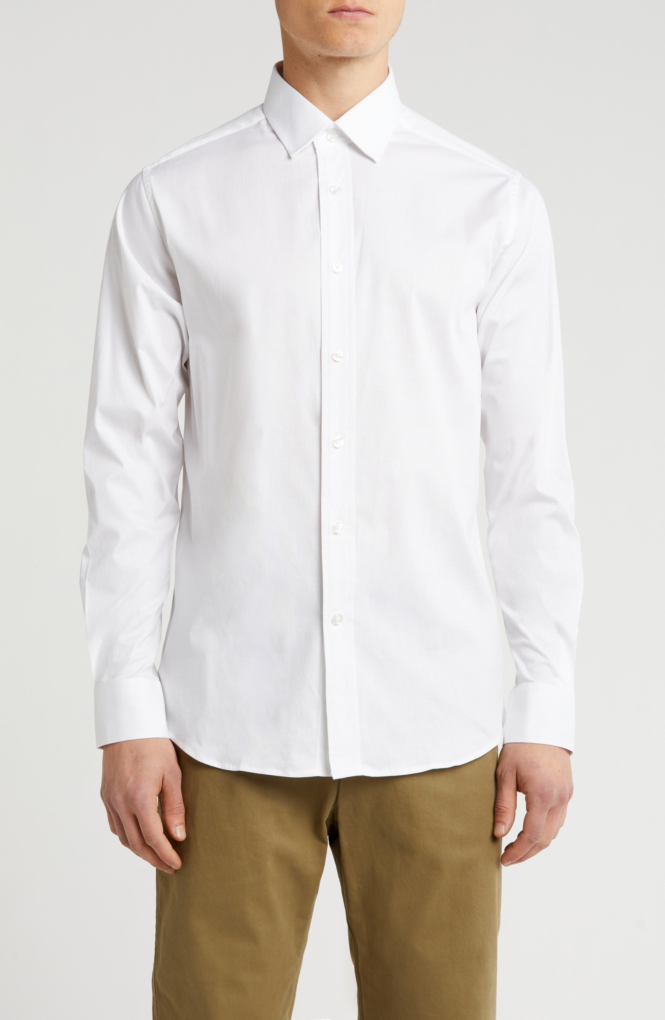 Scotch & Soda Modern Fit Stretch Cotton Dress Shirt