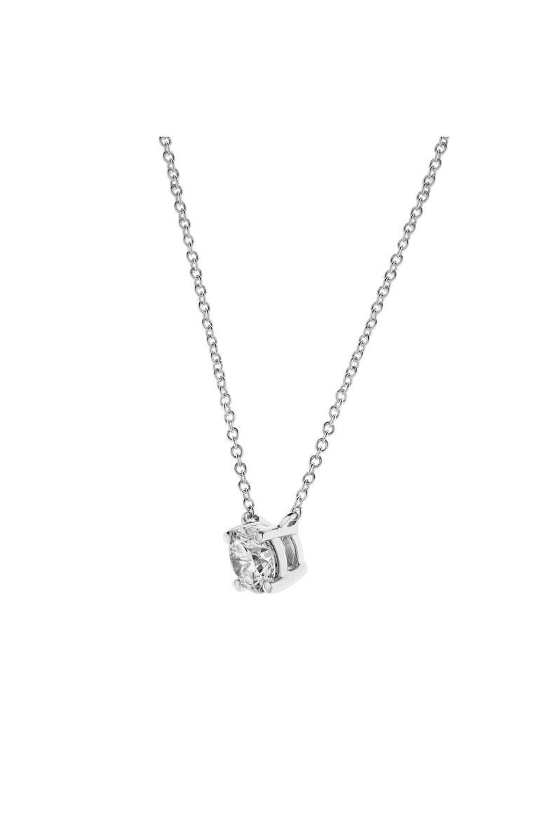Apollo 14K White Gold Round Lab Grown Diamond Pendant - 0.50 Ctw, Alternate, color, 14K White Gold