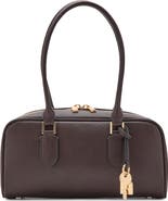 MANGO Faux Leather Bowling Bag