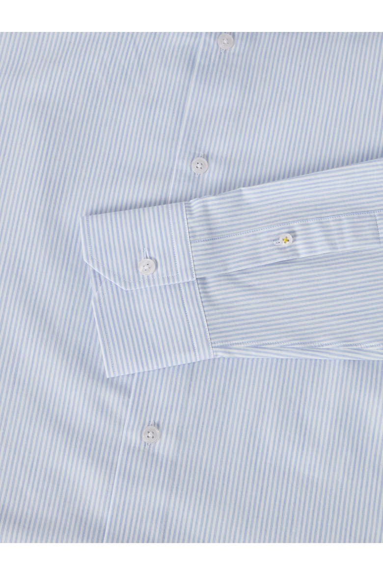 Reynolds Ultra Light Weight Brushed Fine Stripe Shirt, Alternate, color, Blue