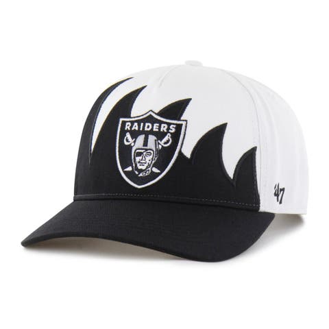 Men's '47 White Las Vegas Raiders Jagged Hitch Adjustable Hat