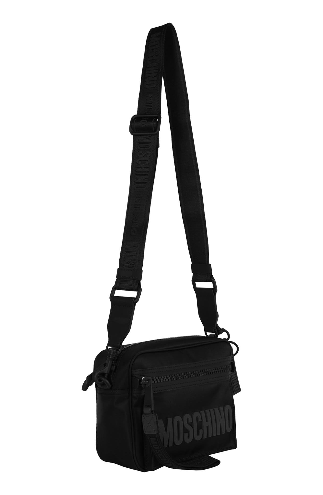 Moschino 3D Logo Crossbody Bag, Alternate, color, 