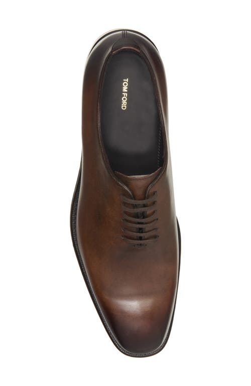 Tom Ford Man Lace-up Shoes Khaki Size 13 Leather In 1y005 Bronze