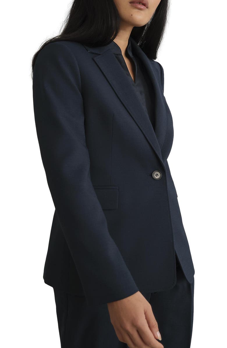 HOBBS LONDON Lauren Blazer, Alternate, color, Dark Slate Blue