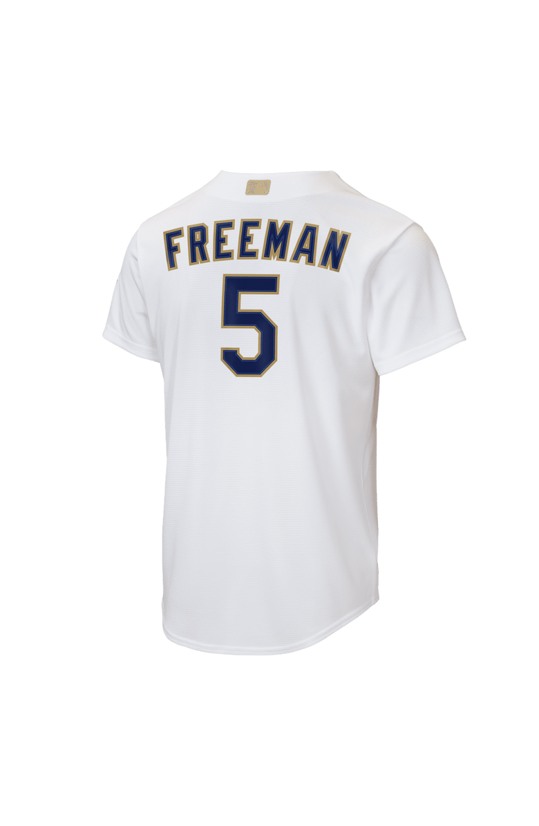 Nike Youth Nike Freddie Freeman White Los Angeles Dodgers 2026 Gold Collection Home Replica Jersey, Alternate, color, White