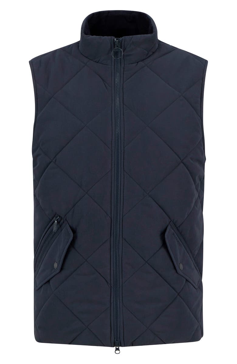 Barbour City Chelsea Quilted Vest, Alternate, color, Dark Navy/ Midnight Oak