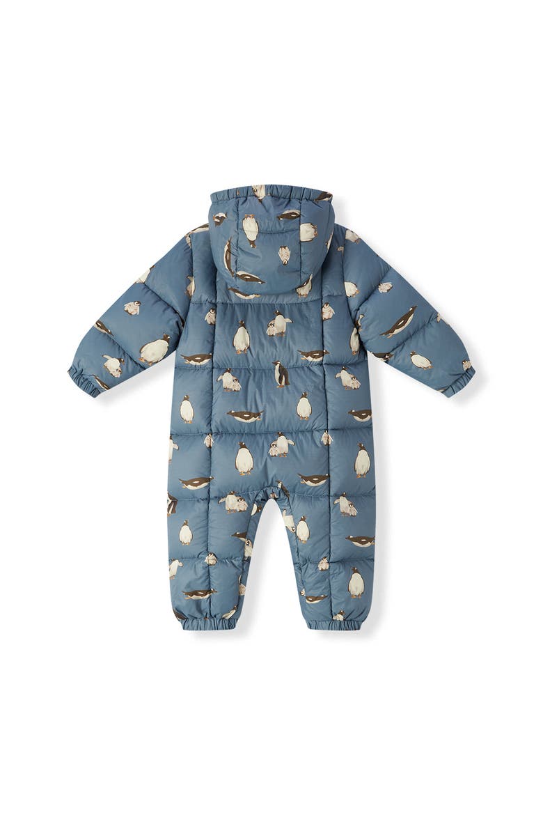 Puffy Down Jumpsuit, Alternate, color, Penguin