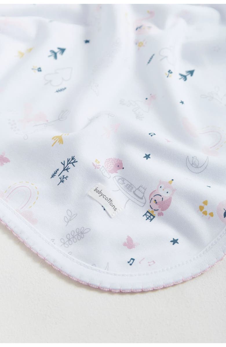 Babycottons Premium Peruvian Pima Cotton Alice Receiving Blanket For Infant, Alternate, color, 