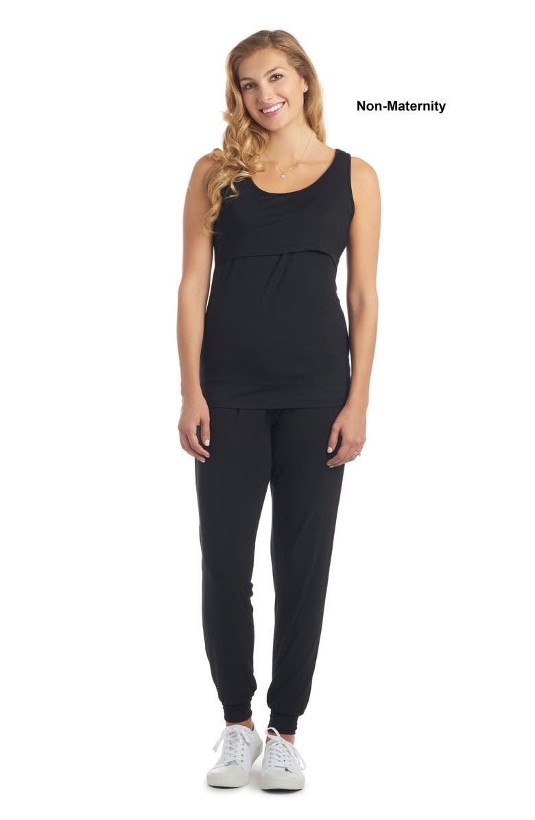 Everly Grey Kara Maternity/Nursing Tank, Alternate, color, 