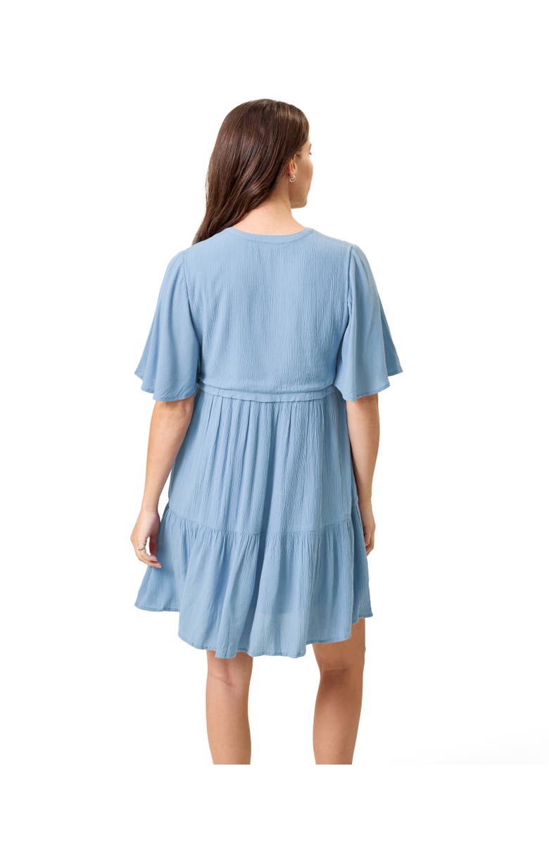Kindred Bravely Marlowe Nursing Mini Dress, Alternate, color, Vintage Blue