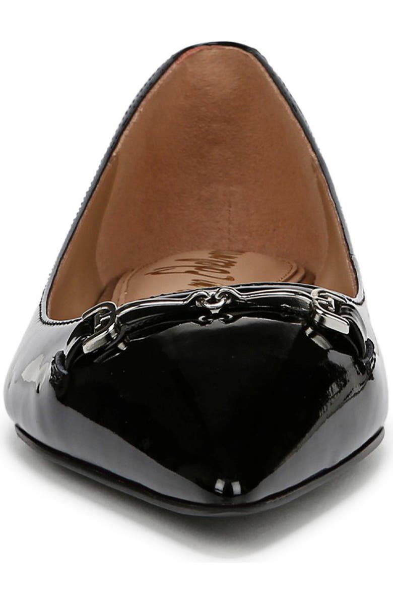 Sam Edelman Nori Pointed Toe Flat, Alternate, color, Black