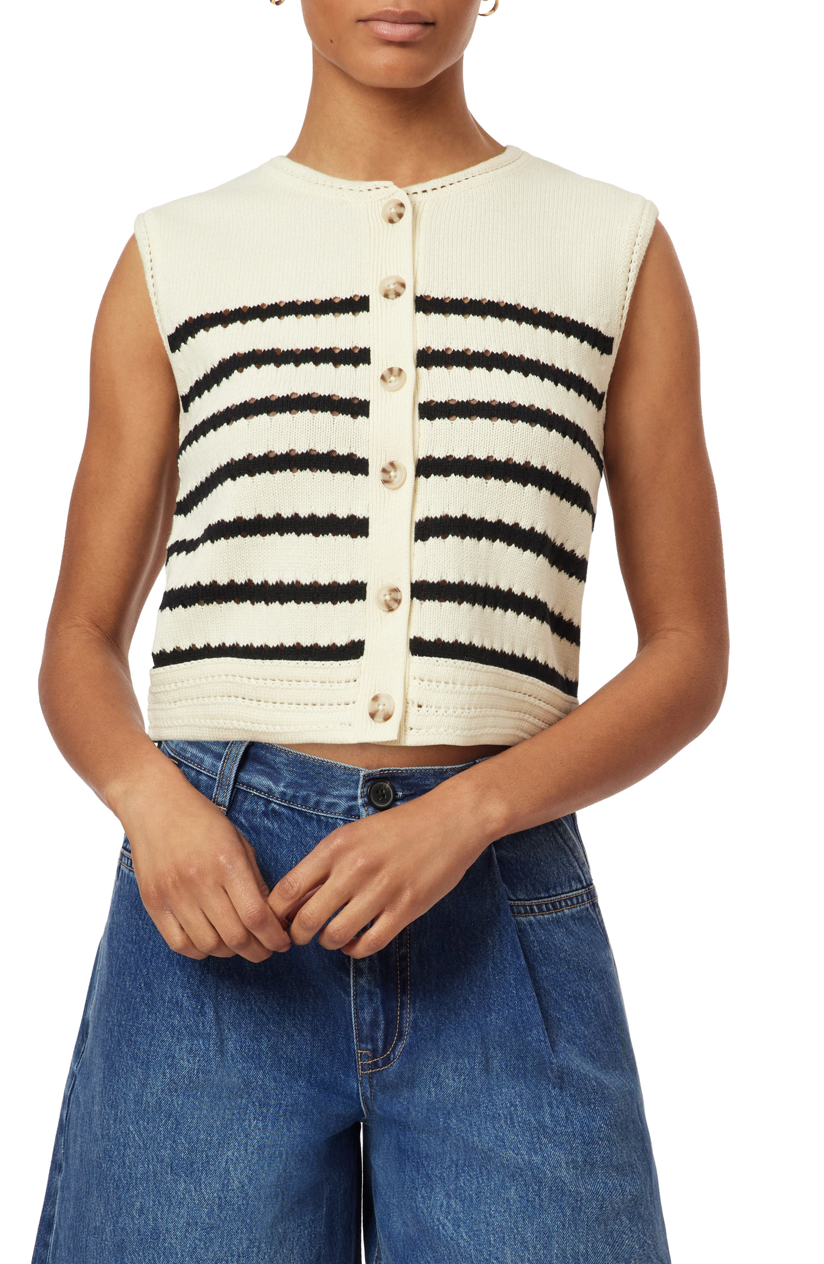 Scotch & Soda Stripe Sweater Vest
