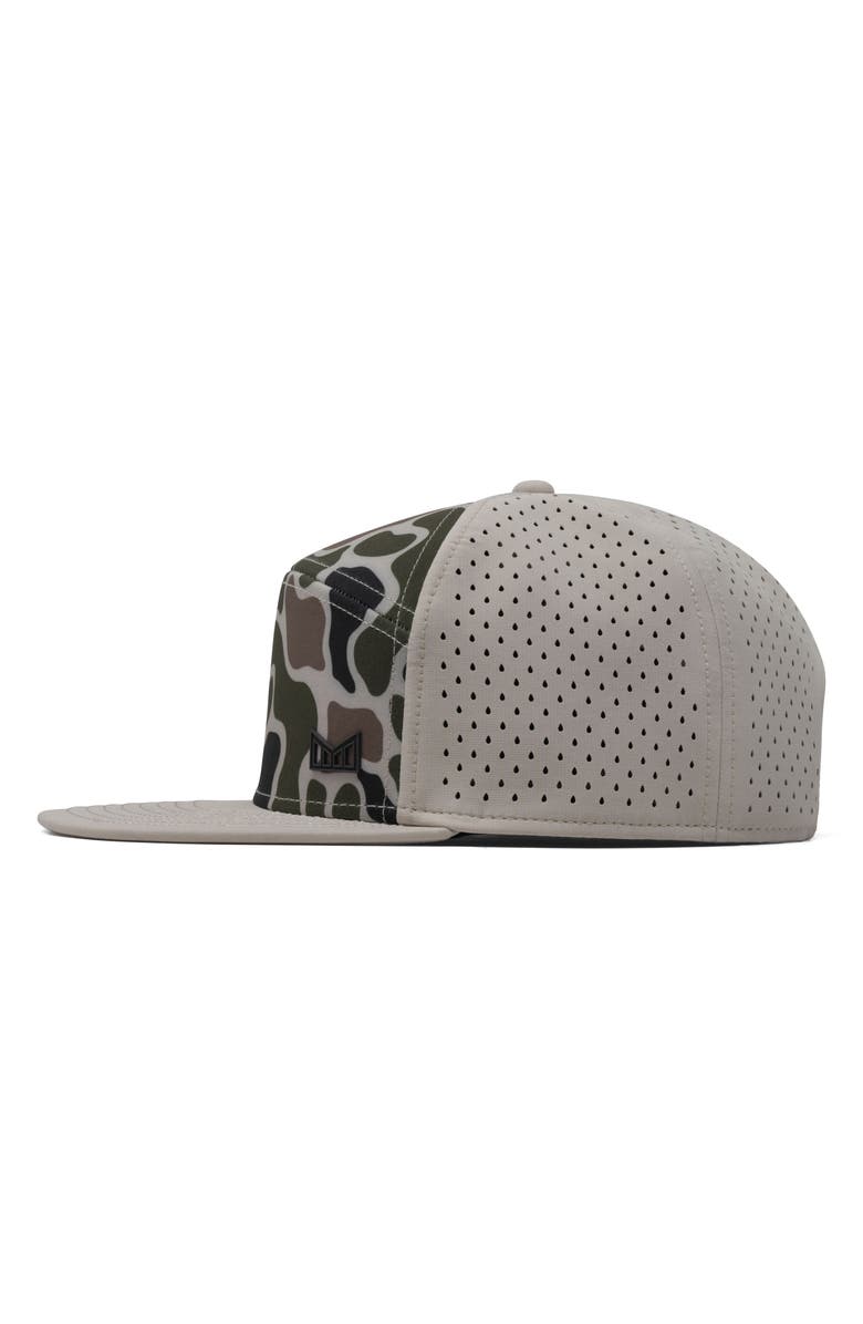Melin Trenches Icon Hydro Camo Performance Snapback Hat, Alternate, color, Duck Camo