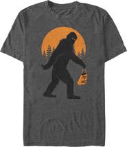 Lost Gods Men's Lost Gods Halloween Bigfoot Trick-or-Treat Graphic T-Shirt