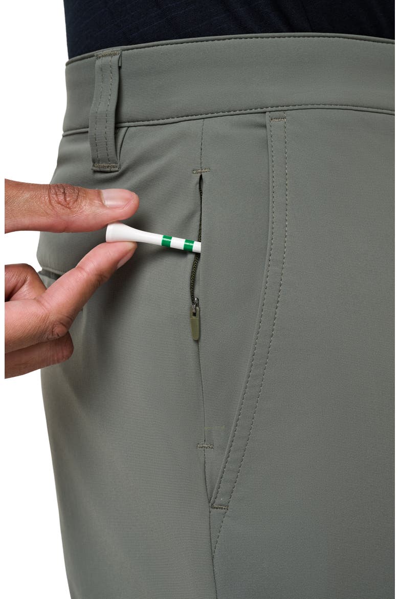 Hero Hour Golf Shorts, Alternate, color, DARK OLIVE