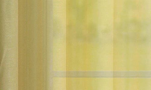Dainty Home Sheer Set Of 2 Panel Curtains In Gold