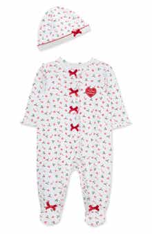 Candy Cane Footie & Hat Set