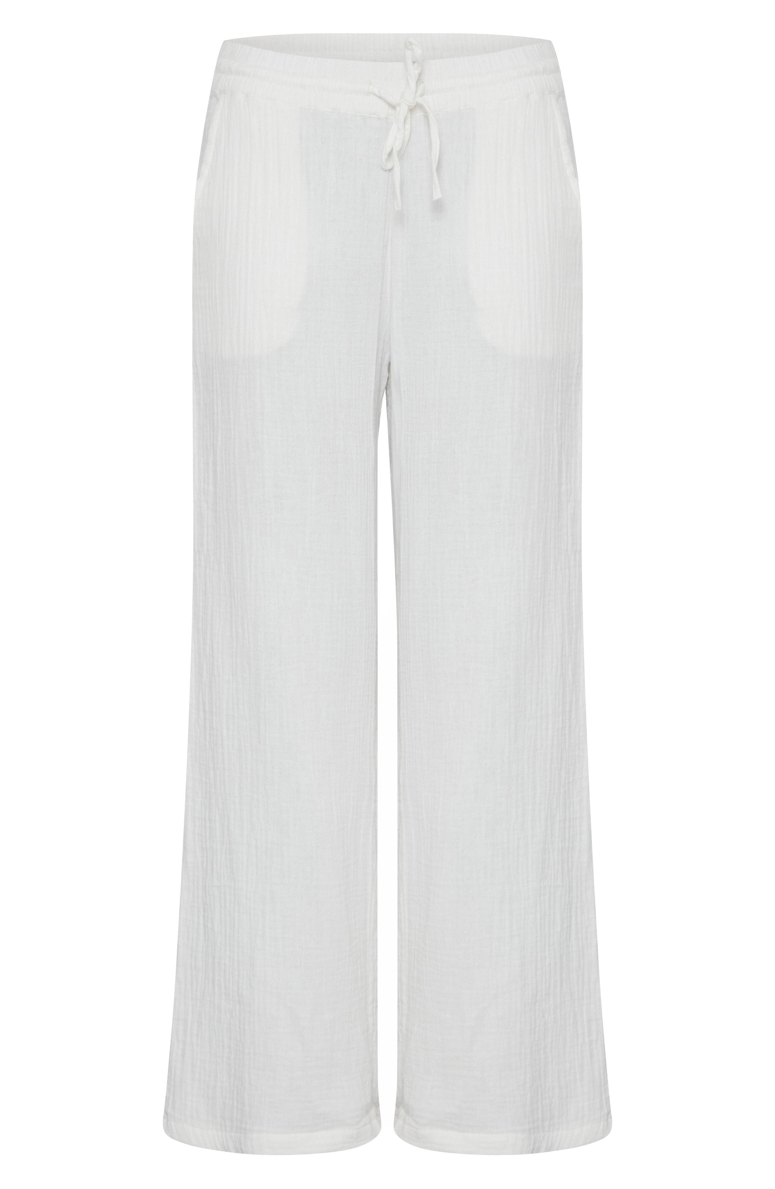 B.YOUNG Berlin Linen & Cotton Wide Leg Pants
