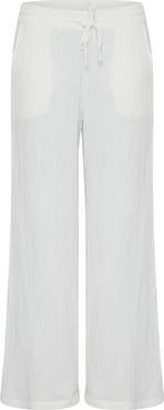 B.YOUNG Berlin Linen & Cotton Wide Leg Pants