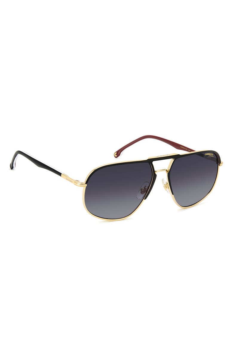 Carrera Eyewear 60mm Aviator Sunglasses, Alternate, color, 