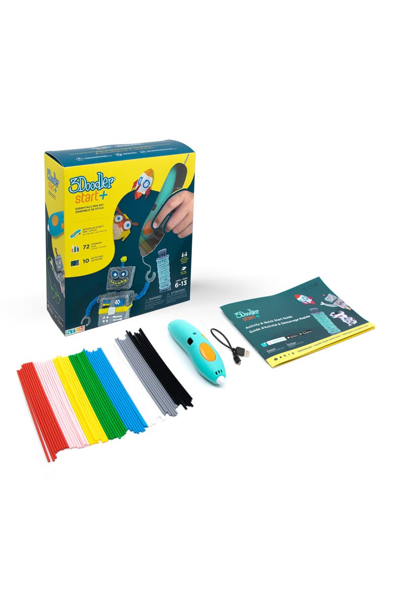 3Doodler Start+ Essential 3D Pen Set, Alternate, color, Multi