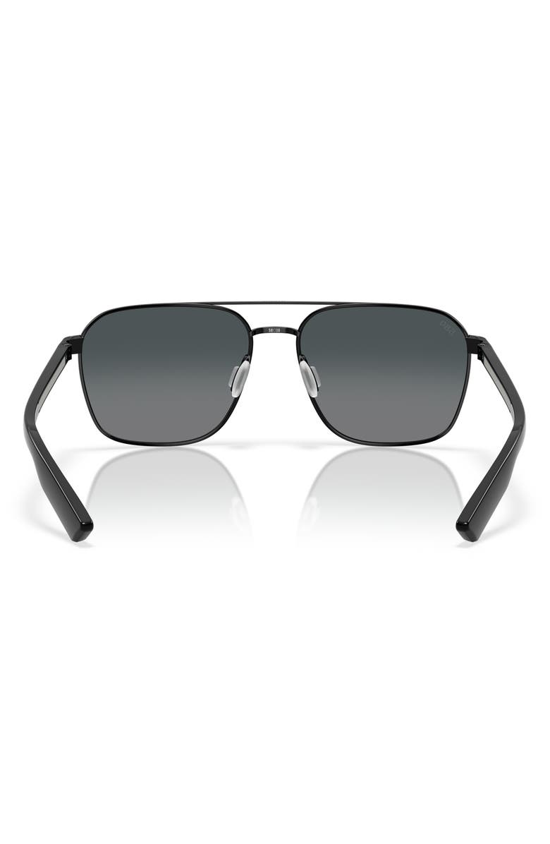Costa Del Mar 58mm Polarized Gradient Rectangular Sunglasses, Alternate, color,