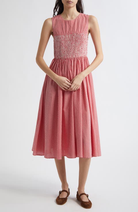 Coco Sleeveless Cotton Fit & Flare Dress