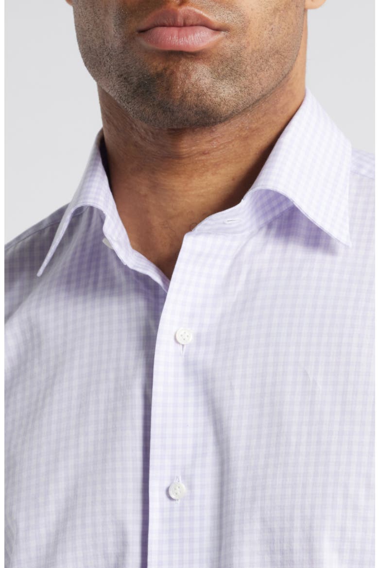 Crown Crafted Capri Cotton Sport Shirt, Alternate, color, LAVENDER MOON