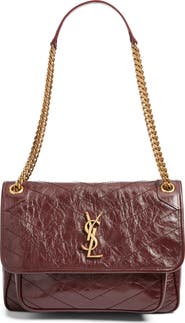 Saint Laurent Medium Niki Leather Shoulder Bag