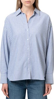 Mavi Jeans Stripe Button-Up Shirt