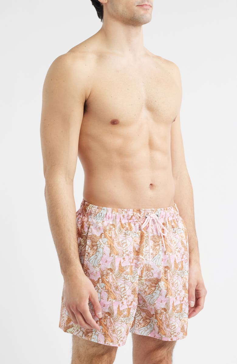 Boardies Floral Swim Trunks, Alternate, color,