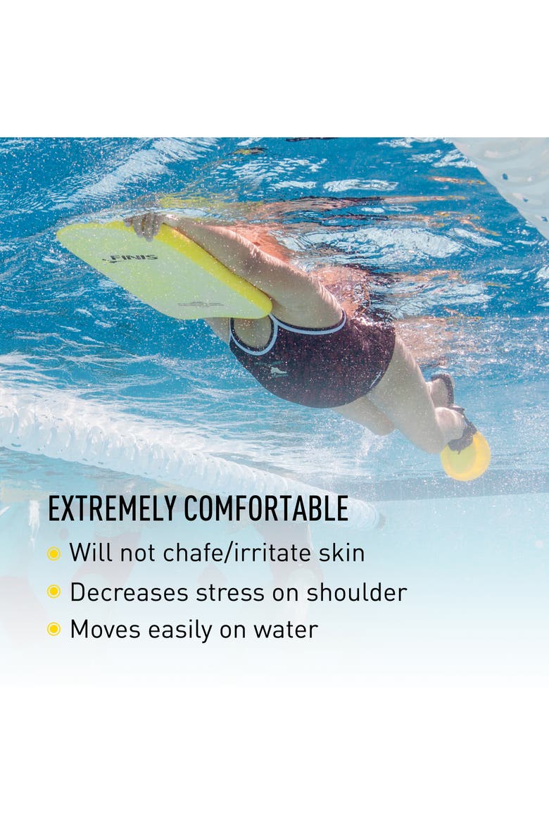 Foam Kickboard for Swim Training Builds Leg Strength Soft EVA Foam Comfortable Grip, Alternate, color, Yellow