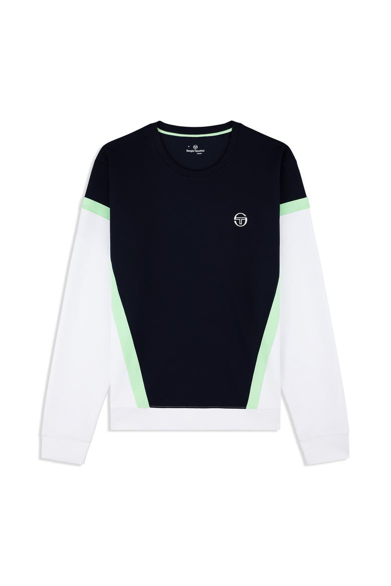 Pagia Crewneck, Alternate, color, MARITIME BLUE