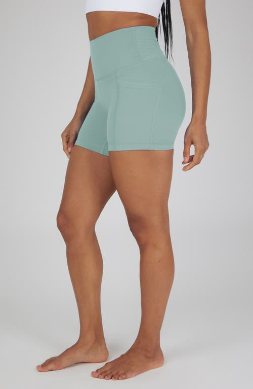 90 Degree By Reflex Assorted 2-pack Wonderlink Tribeca Bike Shorts In Chinois Green/black