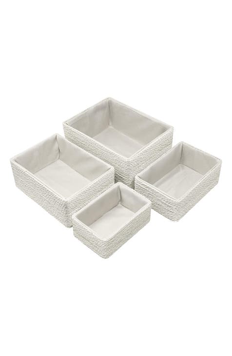 Stackable Woven Basket Set