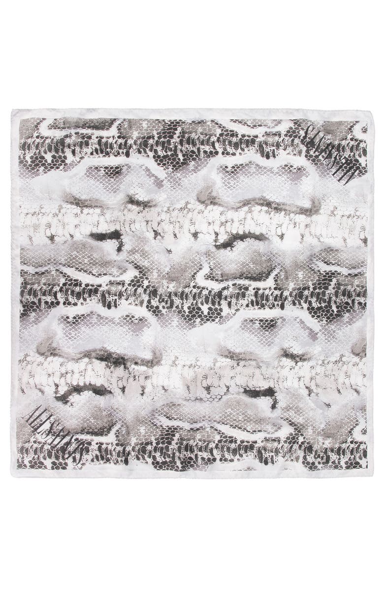 AllSaints Aeturnum Silk Bandana Scarf, Alternate, color, 