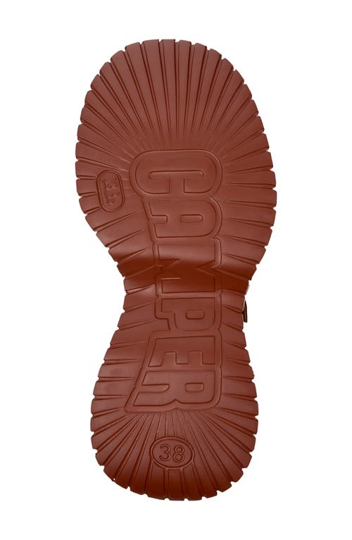 Shop Camper Pix Bcn Platform Mary Jane Flat In Medium Red