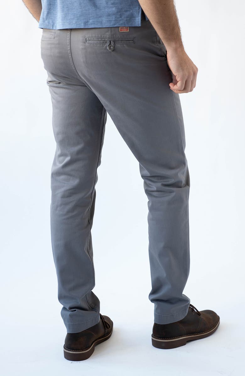 Devil-Dog Dungarees Slim Fit Stretch Sateen Chino Pants, Alternate, color, 