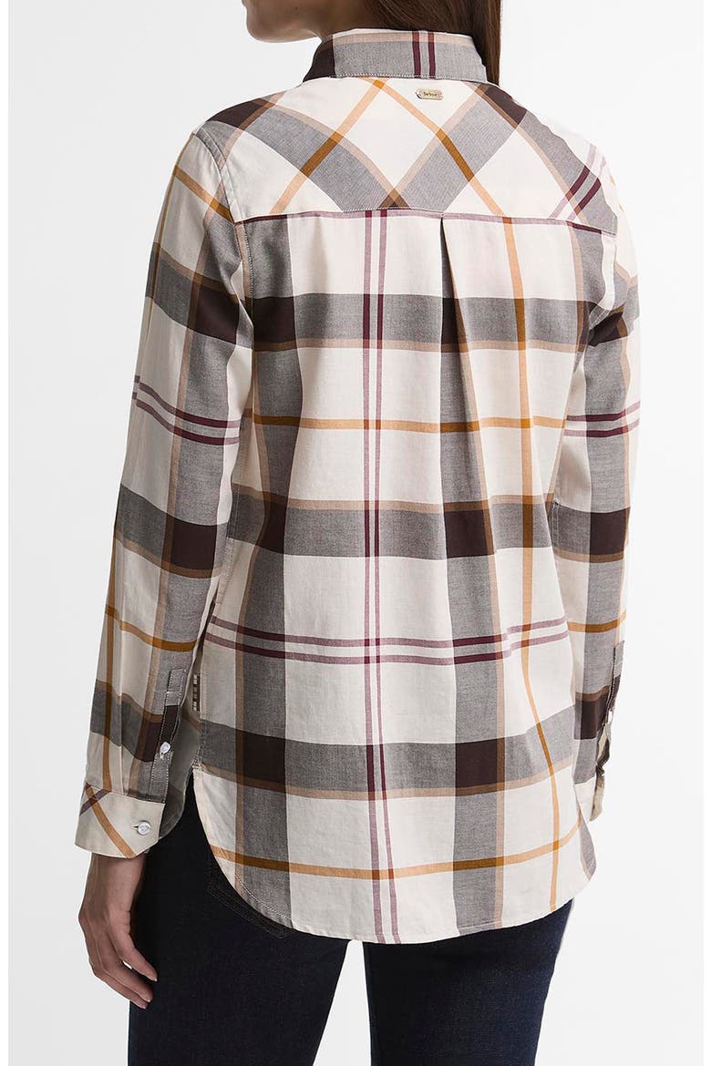 Mooreland Plaid Cotton Button-Up Shirt, Alternate, color, ECRU MUTED TARTAN